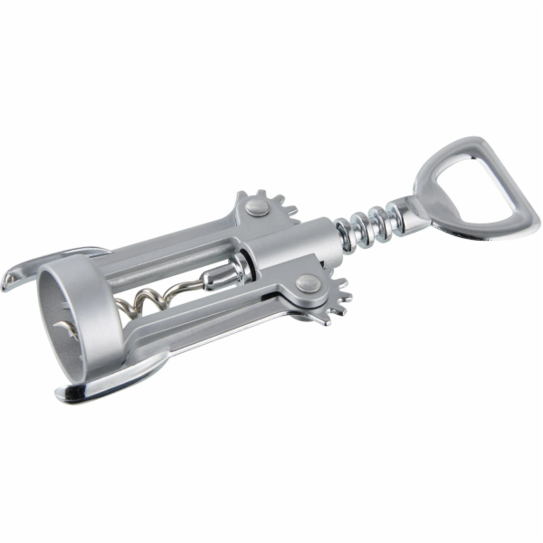 Páková vývrtka a otvírák na lahve Fackelmann, stříbrná