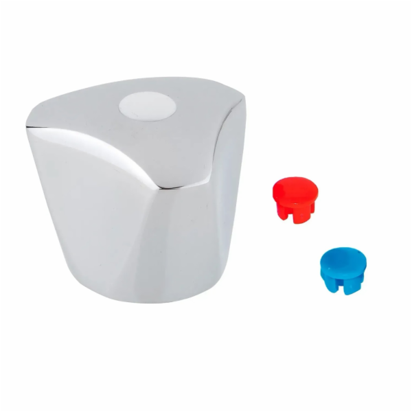 Kovová rukojeť krytu Kirchhoff, modré/červené/bílé chromo...