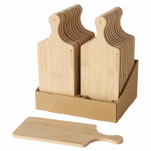 Prkénko na krájení Boltze BBQ 1 cm x 14 cm x 35 cm přírodní