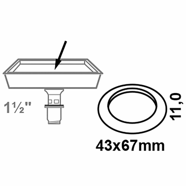Těsnění misky ventilu Kirchhoff, gumové, pro kuželové ven...
