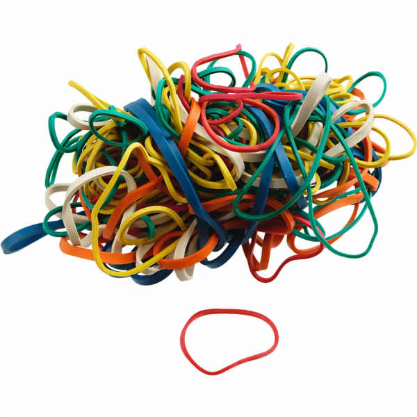 Gumové kroužky Fackelmann, 150 kusů, různé barvy
