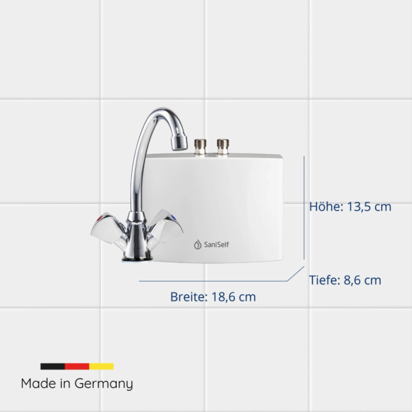 Malý průtokový ohřívač vody SaniSelf KDU Hydraulický 3,5 kW