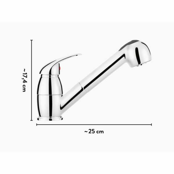 baliv kuchyňská baterie KI-5011 chrom