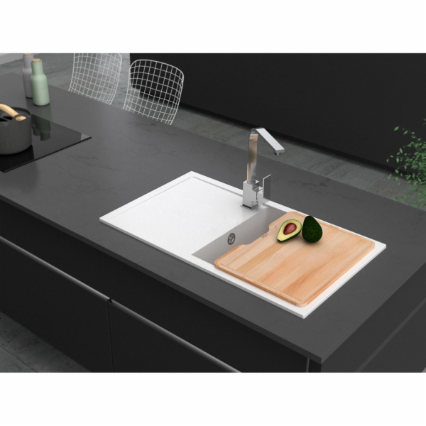 Krájecí prkénko Miló k dřezu, bukové dřevo, přírodní