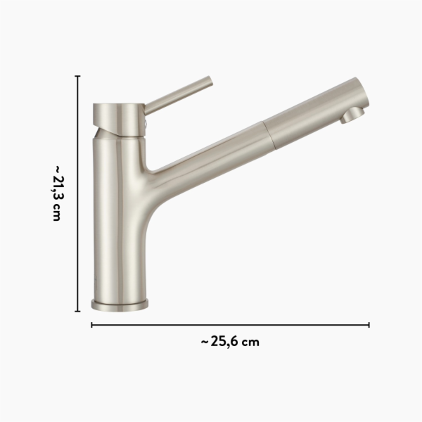 nízkotlaká kuchyňská baterie Baliv KI-1200 N, vzhled nere...