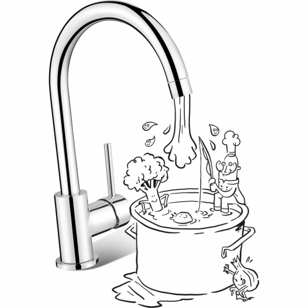 baliv kuchyňská baterie KI-1030 chrom