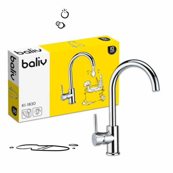 baliv kuchyňská baterie KI-1830 chrom