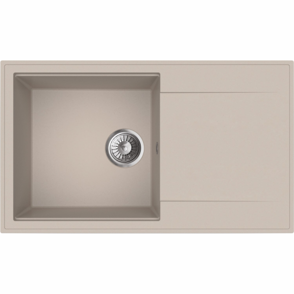 Vestavný dřez Miló z žulového kompozitu Palladio 86 Sand