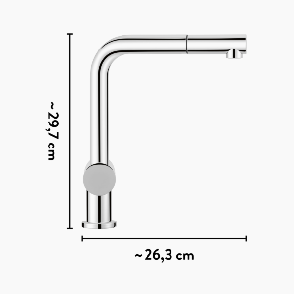 baliv kuchyňská baterie KI-1050 chrom