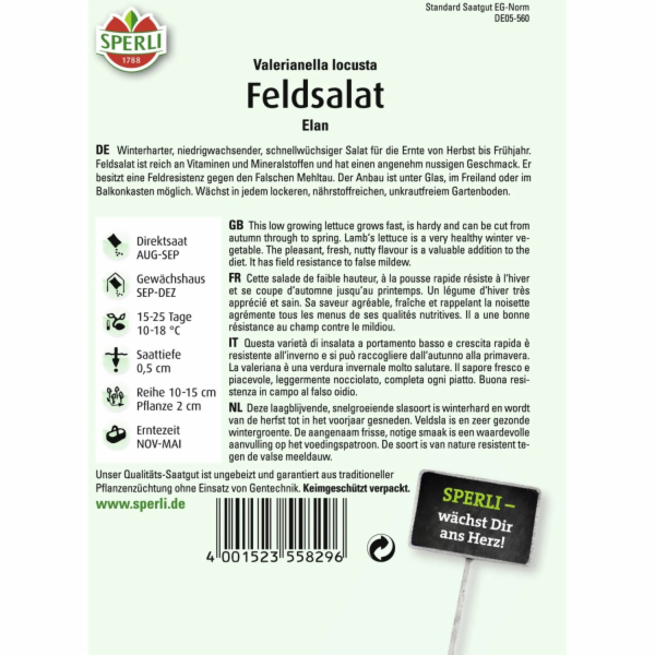 Sperli polní salát "Elan"