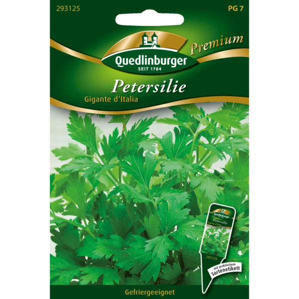 Quedlinburská petrželka "Gigante D"Italia" Volná semínka