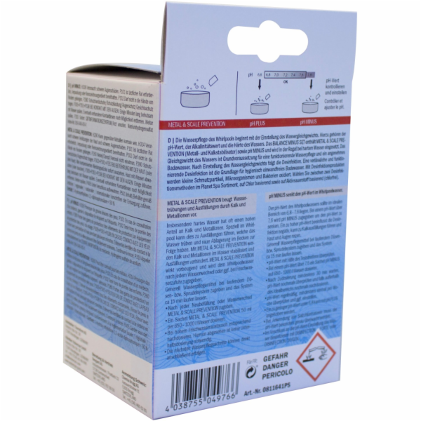 Reduktor pH Planet Spa pro vířivky včetně stabilizátoru v...