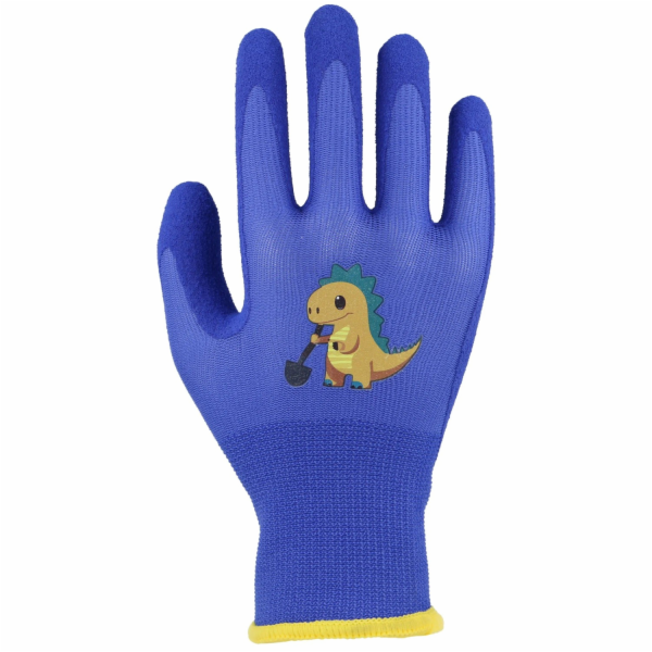 Dětské pracovní rukavice W+R Industry KHS 2 modré, veliko...