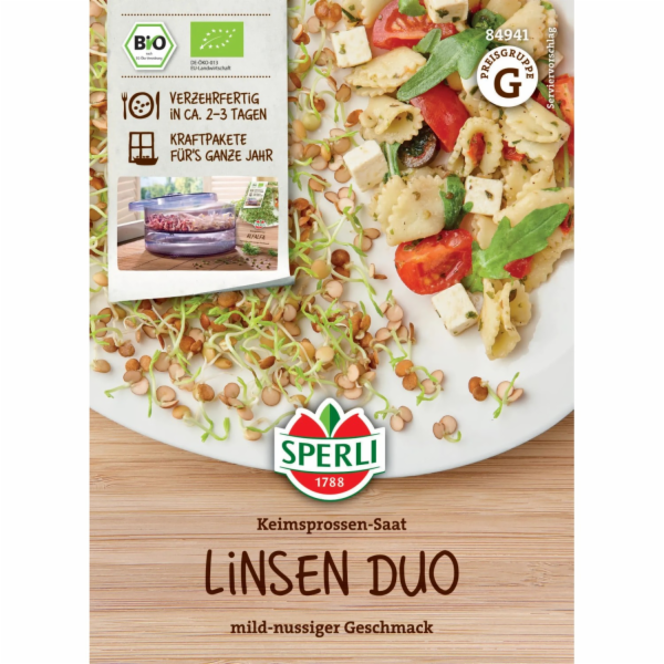 Sperli bio klíčky „Lentil Duo“