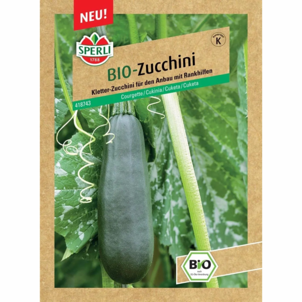 Sperli bio popínavá cuketa "Ola Escaladora" (Cucurbita pepo)
