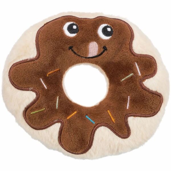 Plyšový koblih Jollypaw 15 cm hnědý