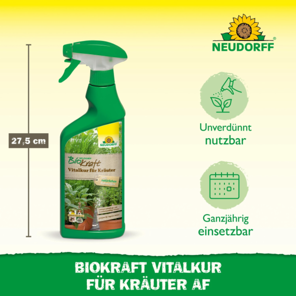 Neudorff BioKraft Vital Cure for Herbs AF 500 ml