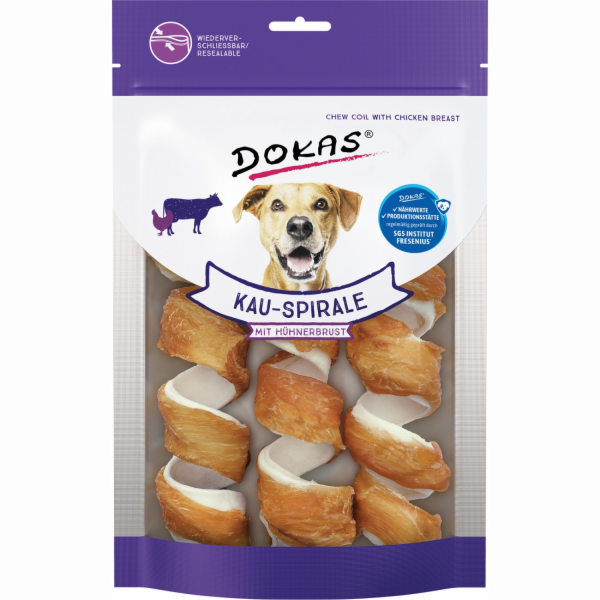 Dokas kuřecí žvýkací spirála 110 g