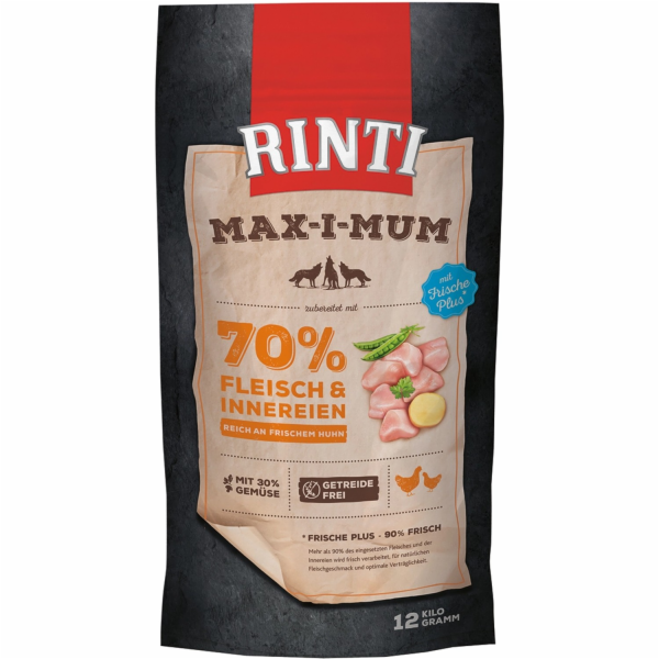 Rinti Max-I-Mum suché krmivo pro psy s kuřecím masem 12 kg