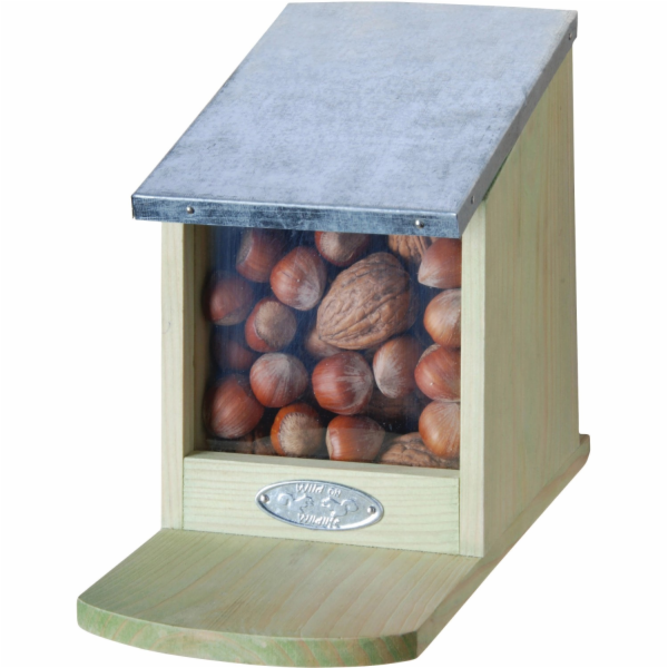 Krmítko pro veverky Esschert Design 17 cm x 12 cm přírodní