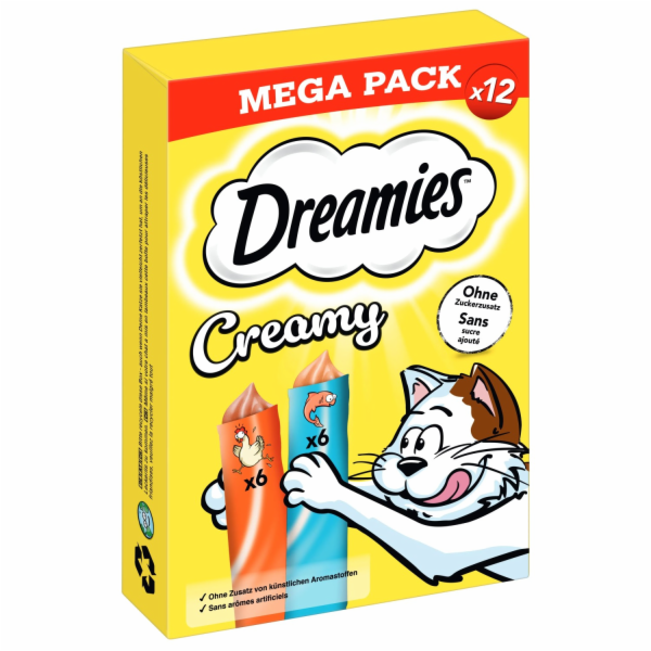 Doplňkové krmivo pro kočky Dreamies Cat krémové pamlsky s...