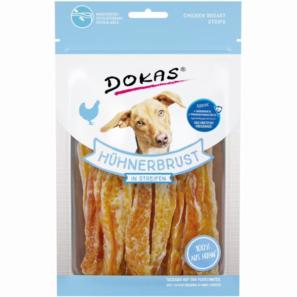 Dokas kuřecí prsní stripsy 70 g