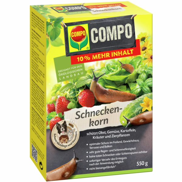 Granule proti slimákům Compo 550 g