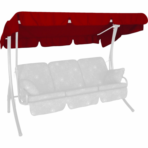 Sluneční clona na houpačku Hollywood 145 x 210 cm bordó