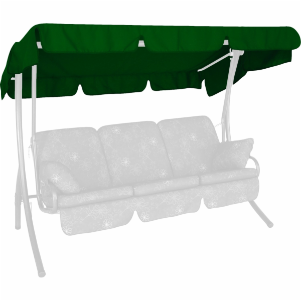 Sluneční clona na houpačku Hollywood 145 x 210 cm zelená