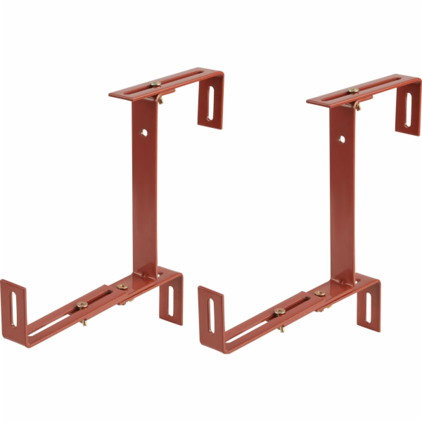 Extra silný držák na balkonový truhlík z terakoty, nastav...