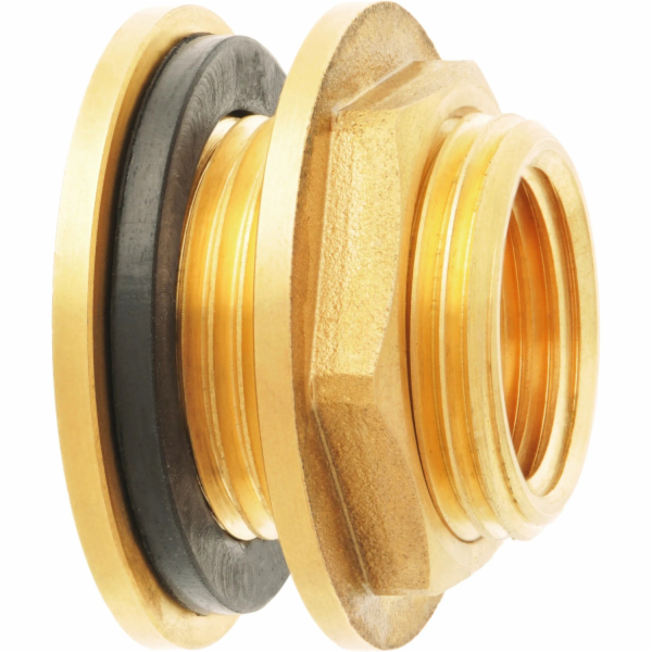 Přípojka na dešťový sud Geka 19,17 mm (1/2") mosaz