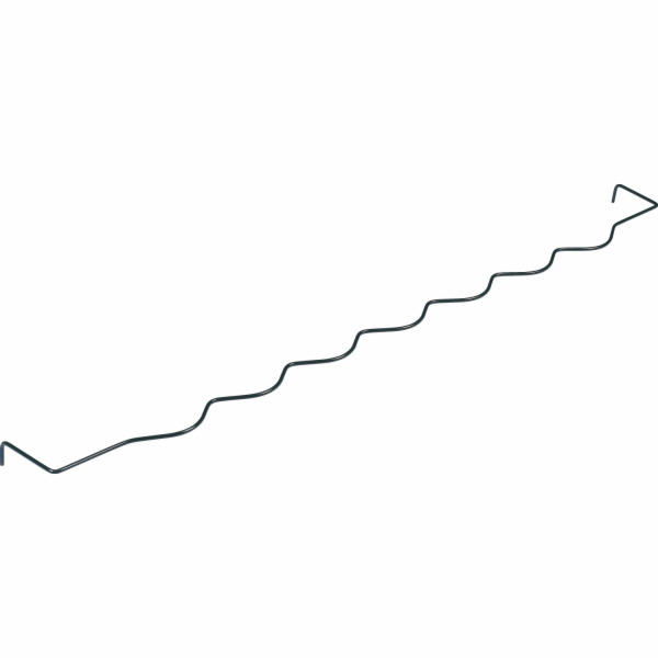 Lemovací okraj s motivem pavího dřeva, vlnitý, 100 cm