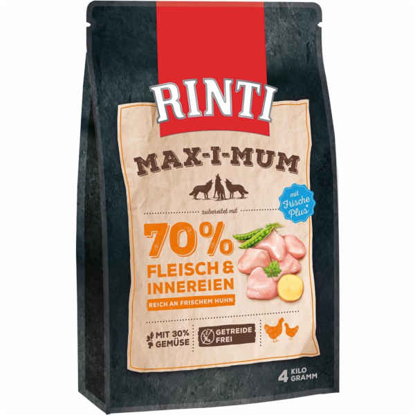 Rinti Max-I-Mum suché krmivo pro psy s kuřecím masem 4 kg