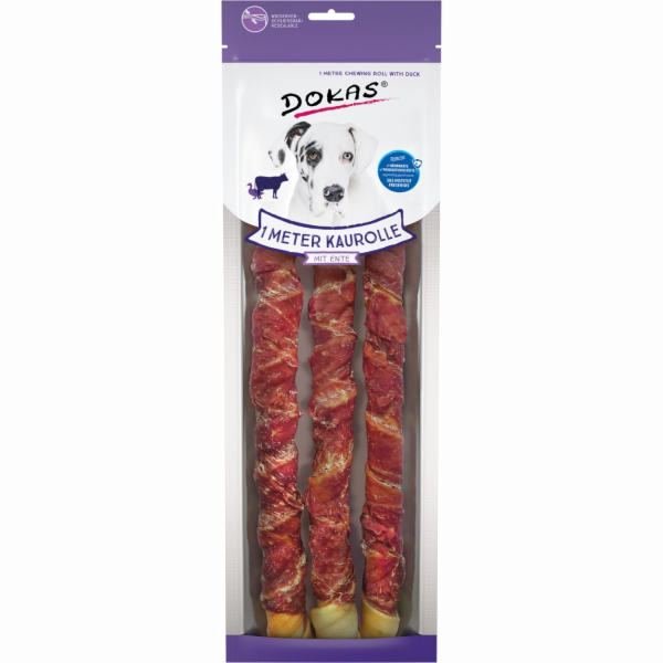 Dokas žvýkací rohlík a kachna (hovězí kůže) 315 g