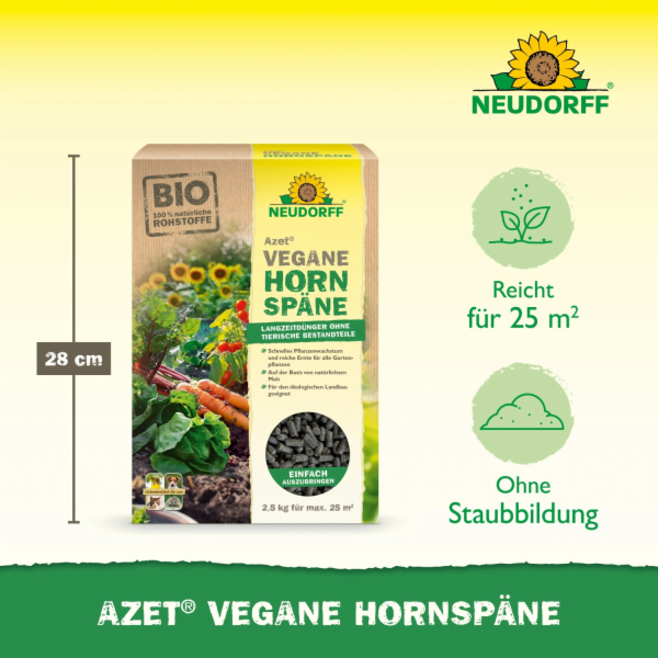 Neudorff Přírodní hnojivo Azet Hobliny z rohoviny 2,5 kg