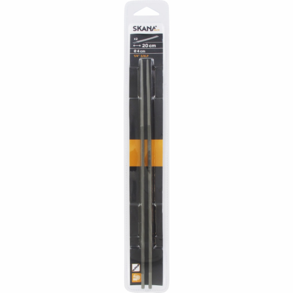 Sada kulatých pilníků Skana na pilové řetězy O 4 mm x 20 cm