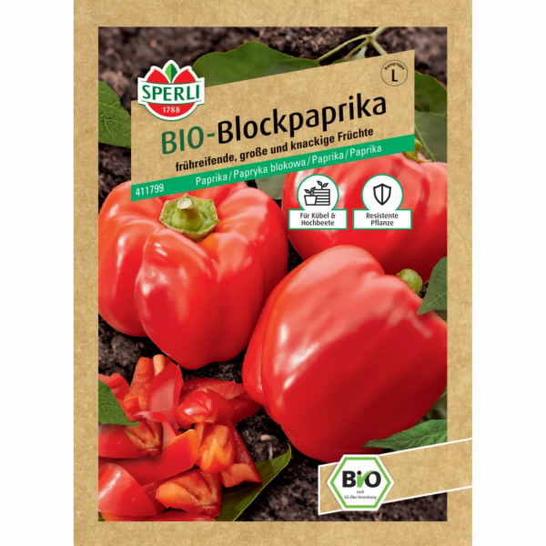 Sperli bio hybridní bloková paprika F1