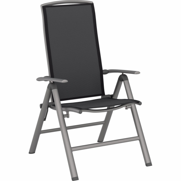 Skládací židle Welsby, hliník, s nastavitelnými područkam...