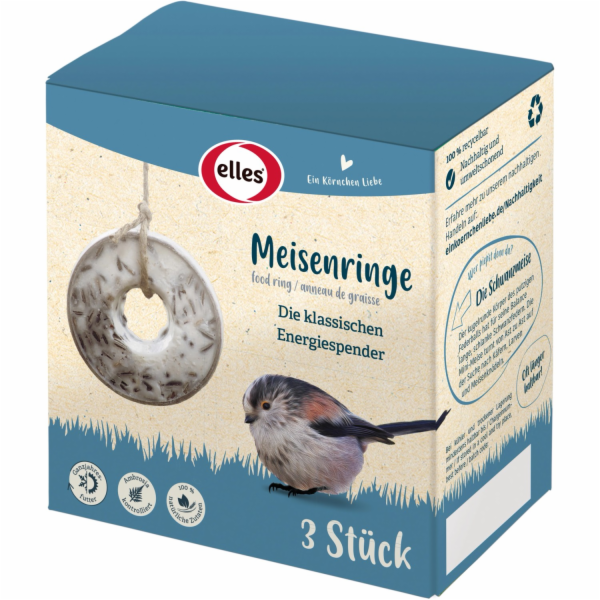 Krmivo Elles Wild Bird Krmivo pro sýkory 3 kusy