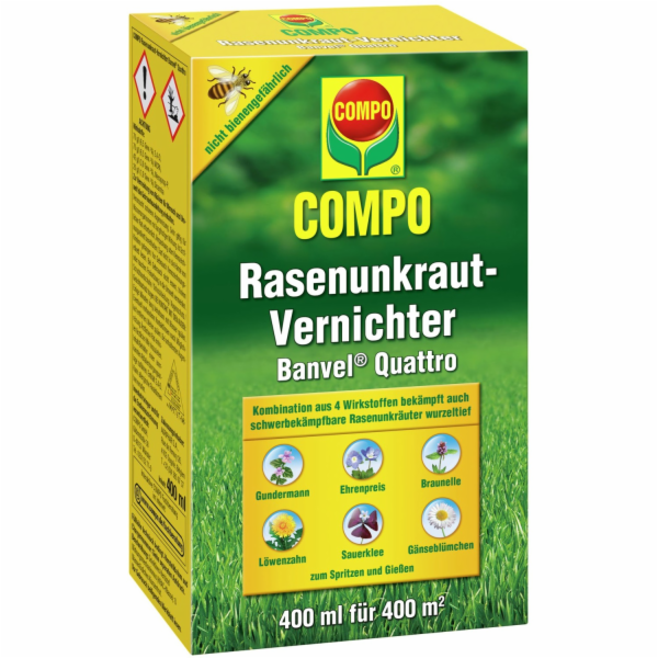 Herbicid na trávu Compo Banvel Quattro 400 ml