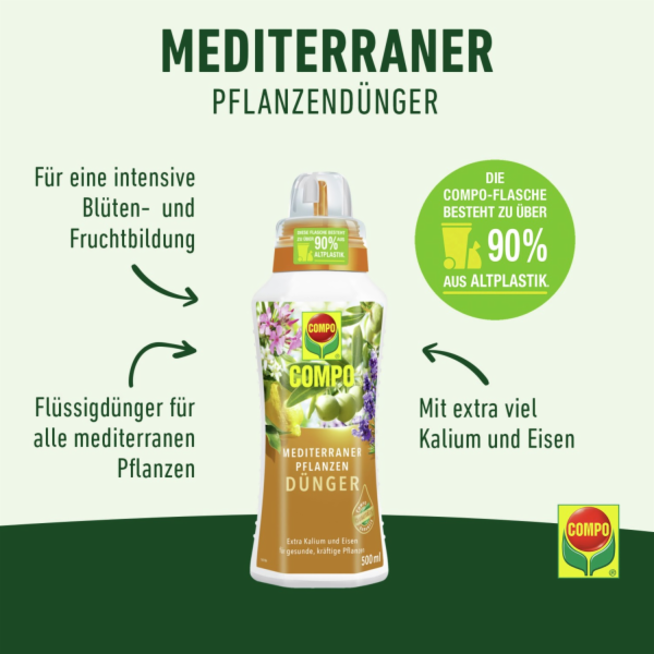 Kompozitní organické hnojivo pro rostliny Středomoří 500 ml