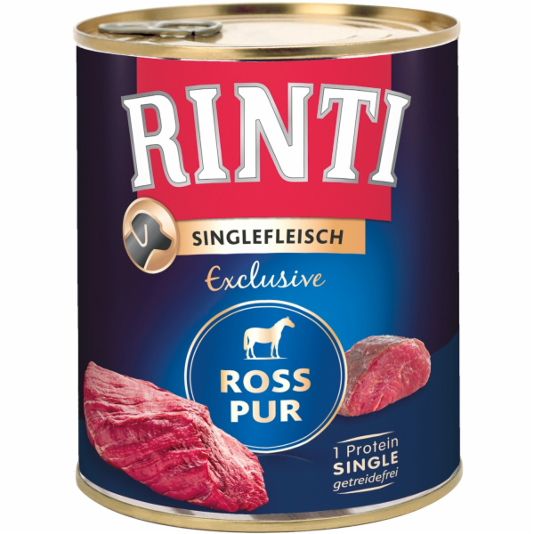Rinti mokré krmivo pro psy Single Meat Exclusive Horse 800g