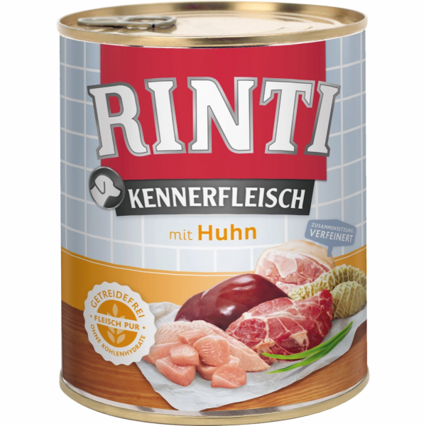 Rinti mokré krmivo pro psy Connoisseur Meat Chicken 800g