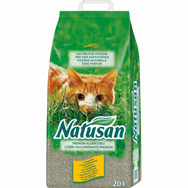 Natusan Premium hrudkující stelivo 20l