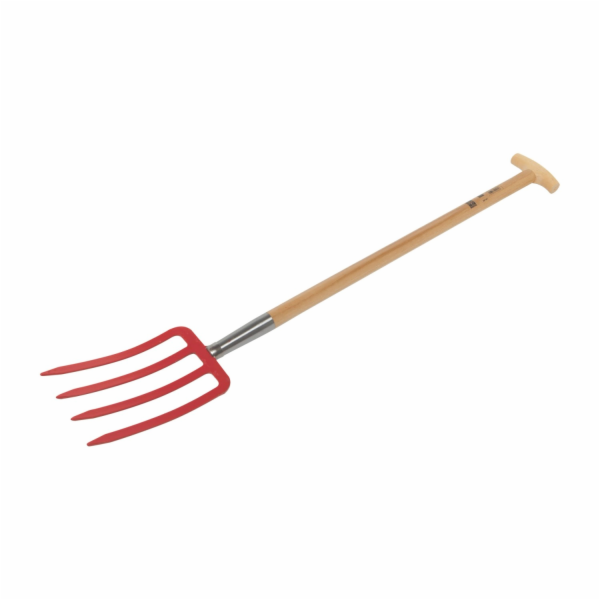 LUX-TOOLS Vidle na rýpání se 4 hroty, rukojeť, 85 cm