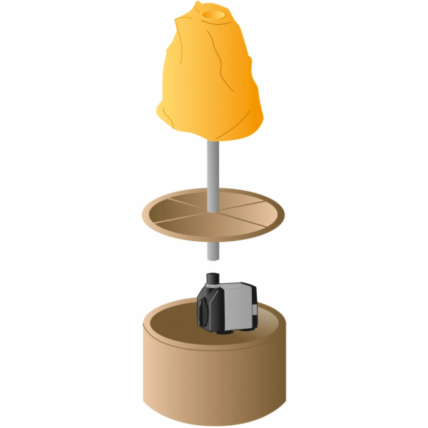 Heissnerovo vnitřní čerpadlo 300 l/h 0,00008 m3/s