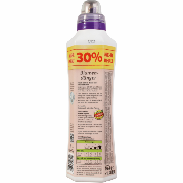 Kompozitní organické hnojivo na květiny 1300 ml