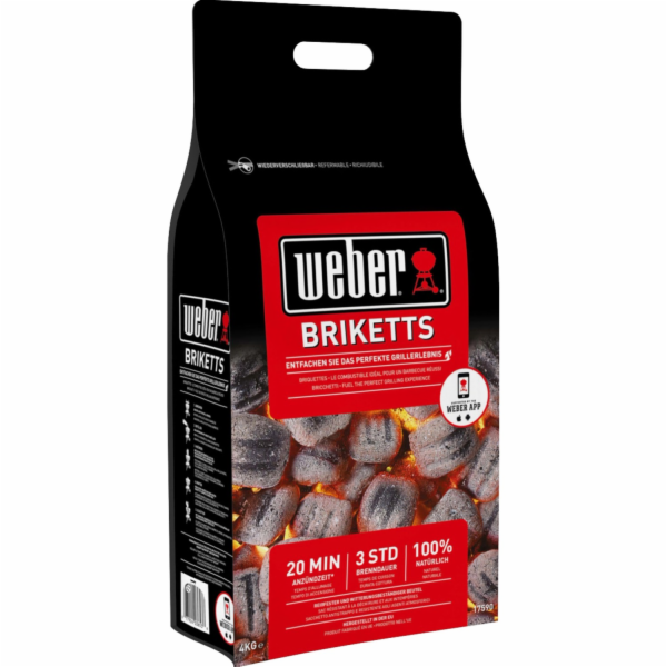 Grilovací brikety Weber 4 kg FSC®