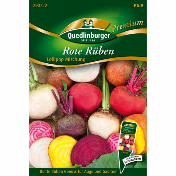 Quedlinburská červená řepa "Lollipop Mix"