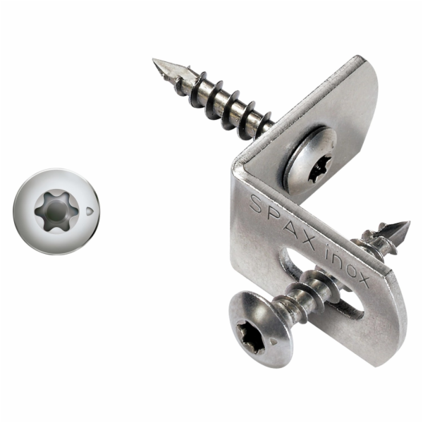 Sada spojek k plotu Spax 7 mm x 35 mm, 12 kusů